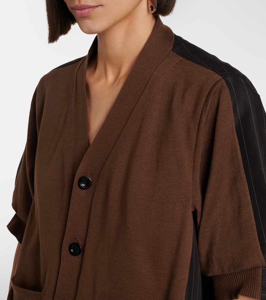  Sacai Sacai Cardigan Aus Baumwolle 