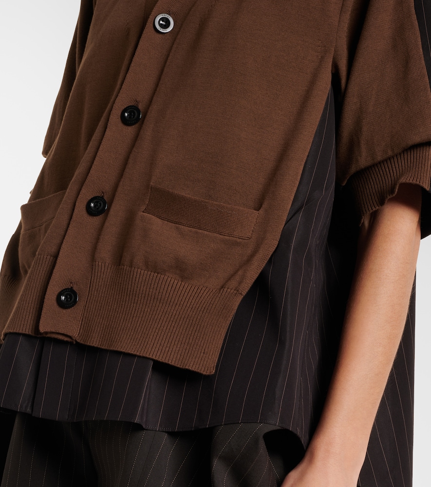  Sacai Sacai Cardigan Aus Baumwolle 
