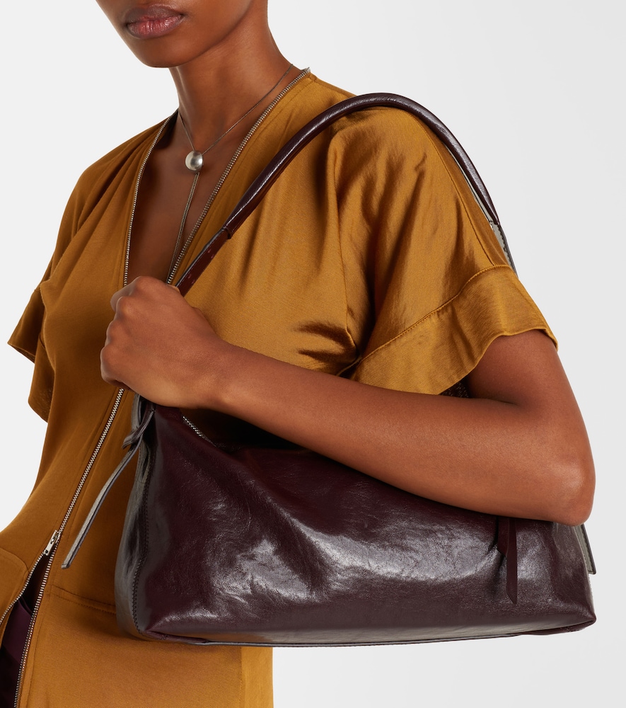 Lemaire Small belted leather shoulder bag