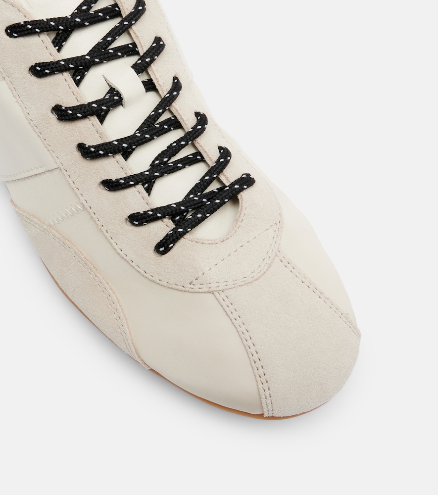  Tod's Tod's Sneakers Aus Satin Mit Veloursleder 