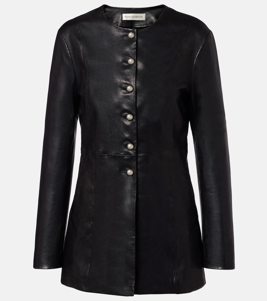Nour Hammour Parlor leather jacket