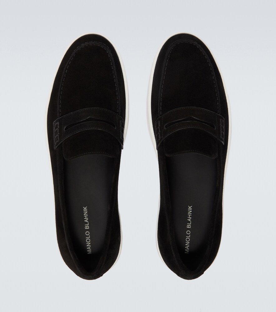 Manolo Blahnik Manolo Blahnik Loafers Ellis Aus Veloursleder 