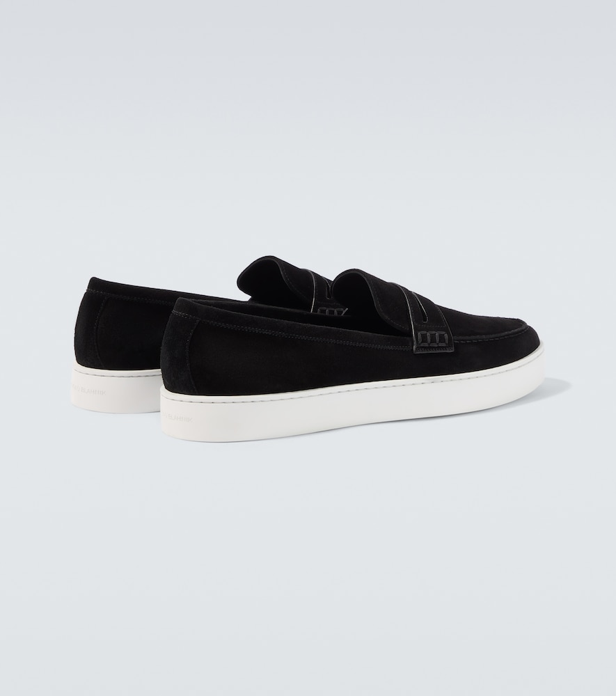  Manolo Blahnik Manolo Blahnik Loafers Ellis Aus Veloursleder 