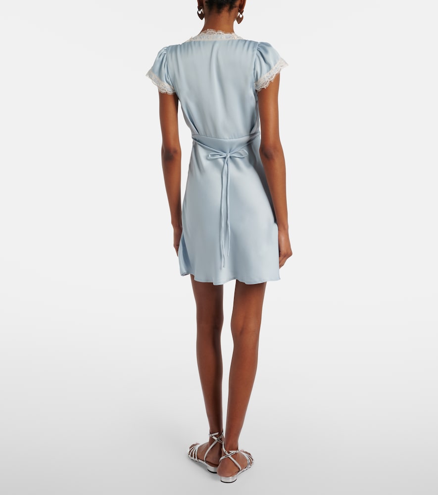  Faithfull Faithfull Minikleid Verena Aus Satin Mit Spitze 