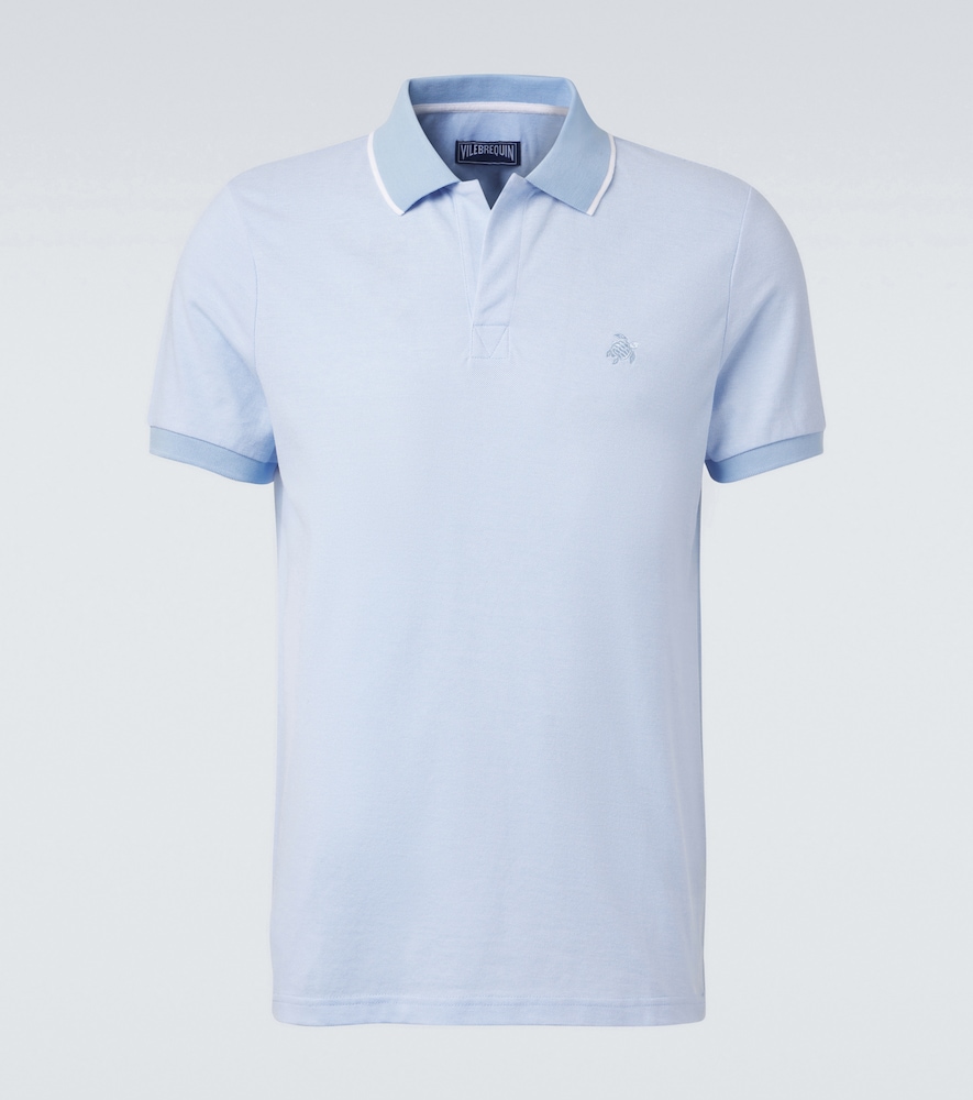 Vilebrequin Uomo Polo In Piqu矇 Di Cotone Blu It Taglia 56- Mytheresa