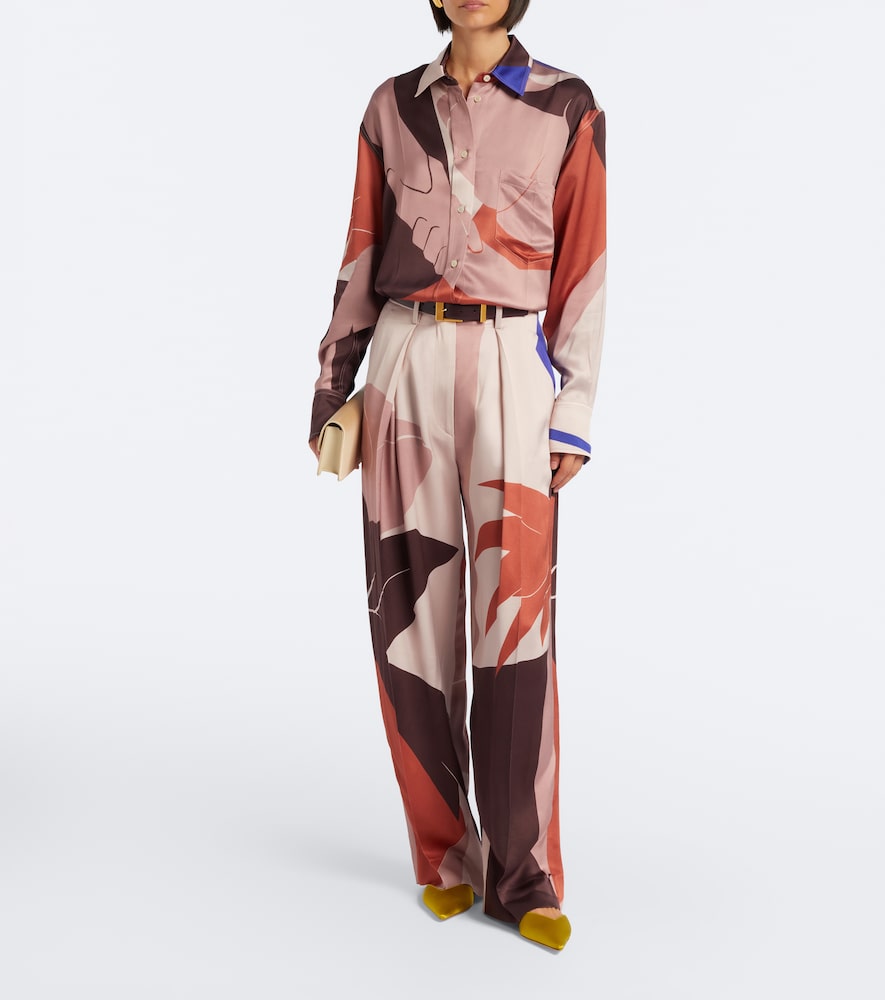 Printed Crêpe Shirt