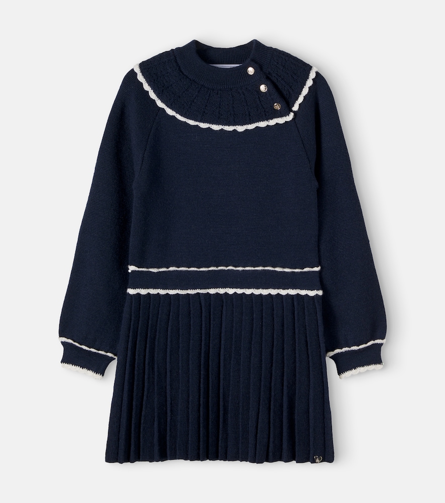 Kleid aus einem Wollgemisch