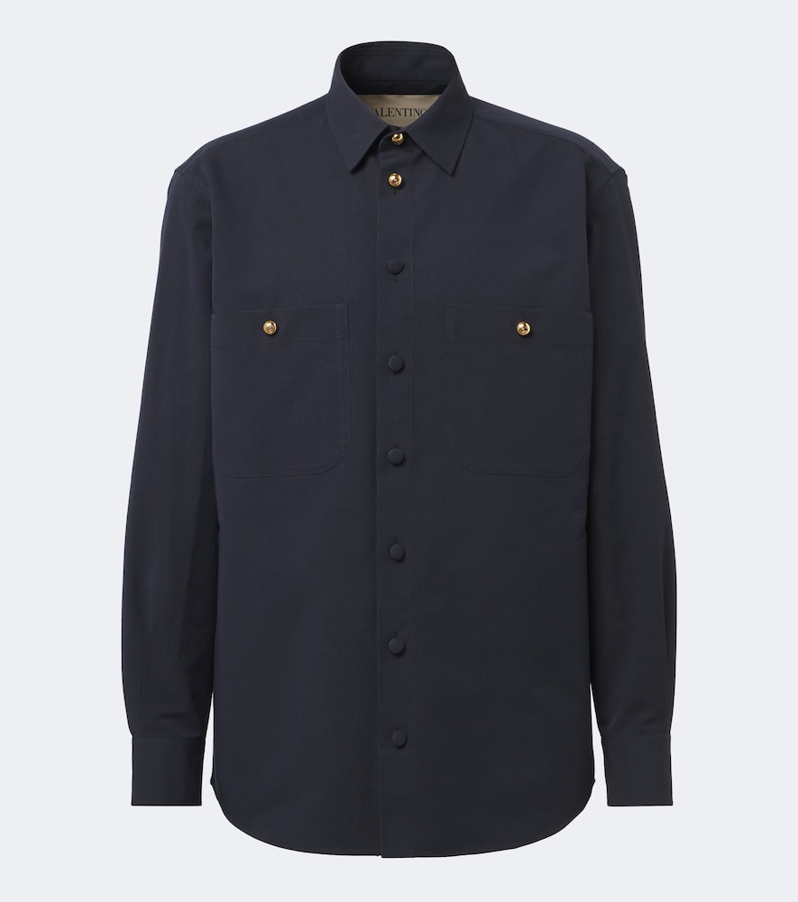 Camicia in cotone e seta