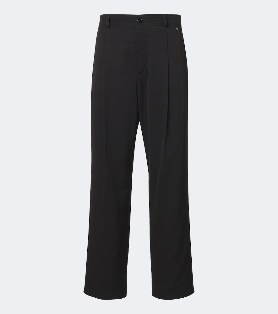 Garavani Pleated Straight Pants