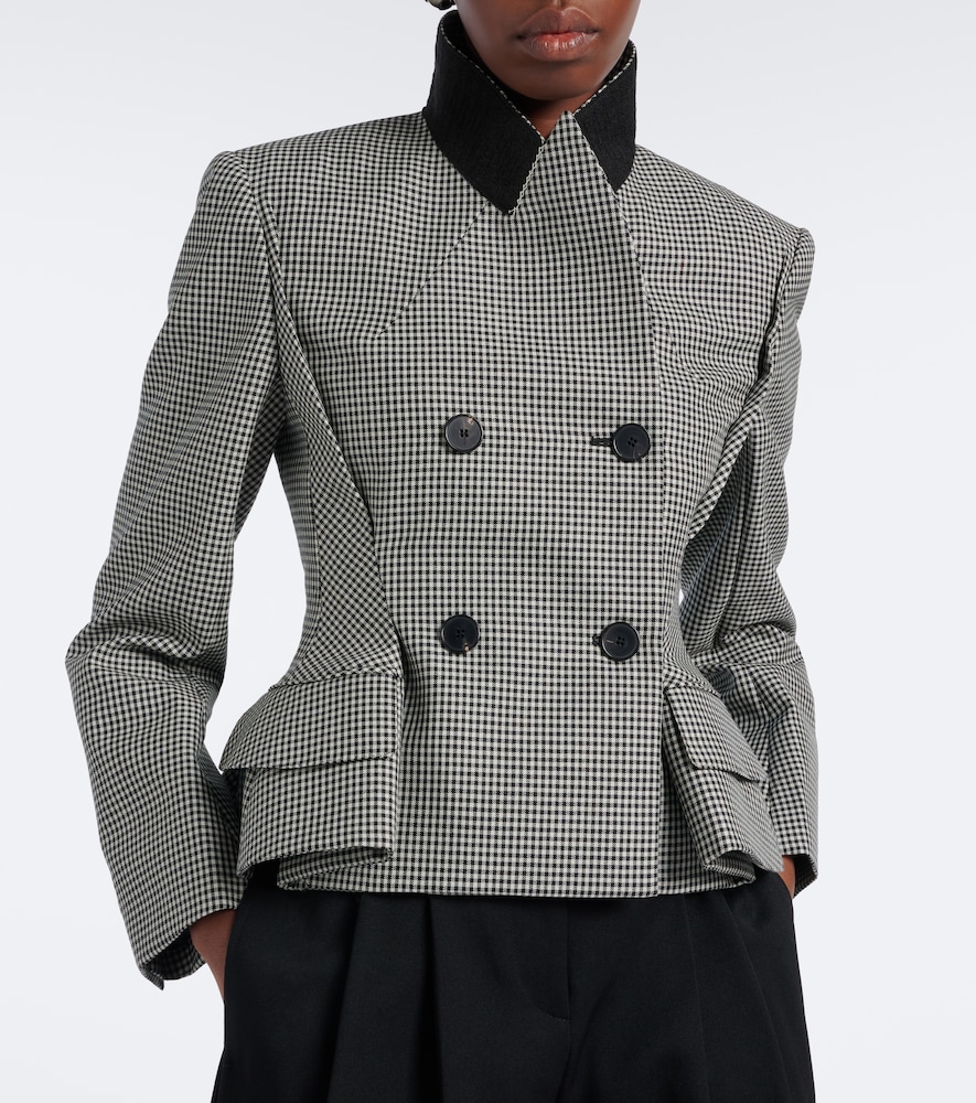 Pinch Houndstooth Wool And Mohair Jacket