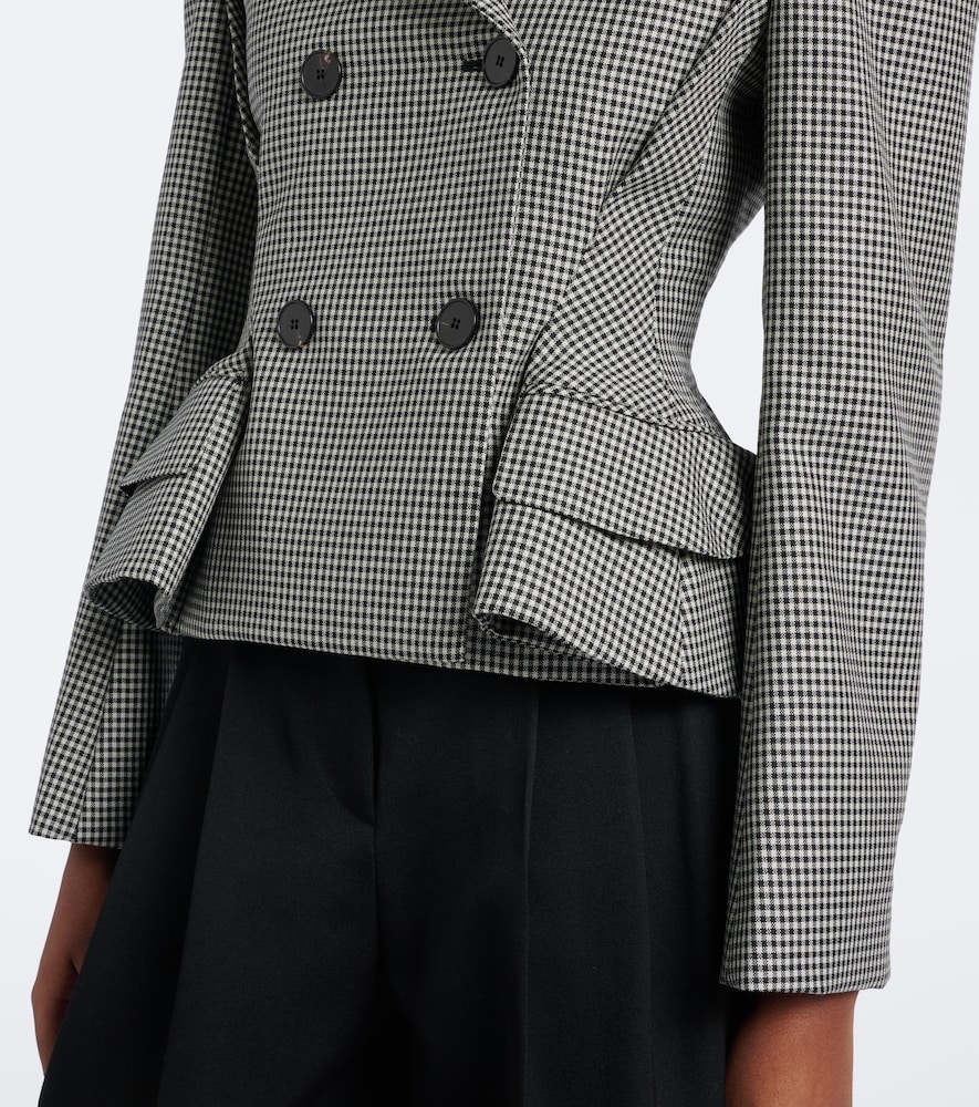Pinch Houndstooth Wool And Mohair Jacket
