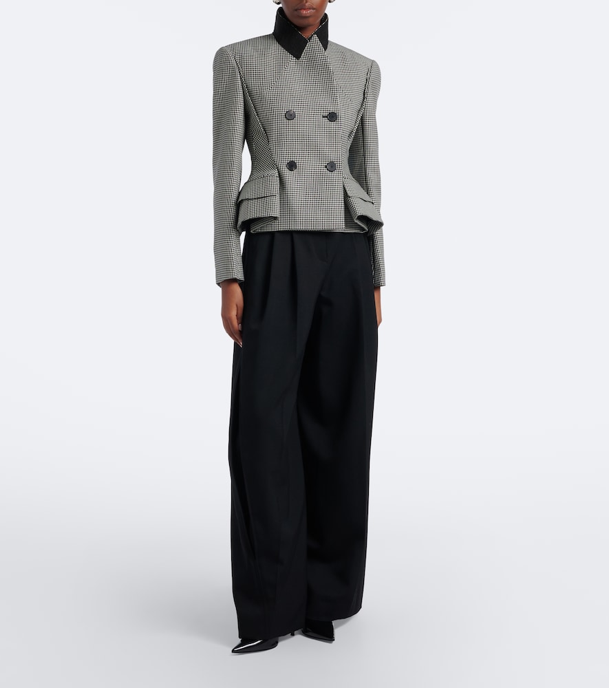 Pinch Houndstooth Wool And Mohair Jacket