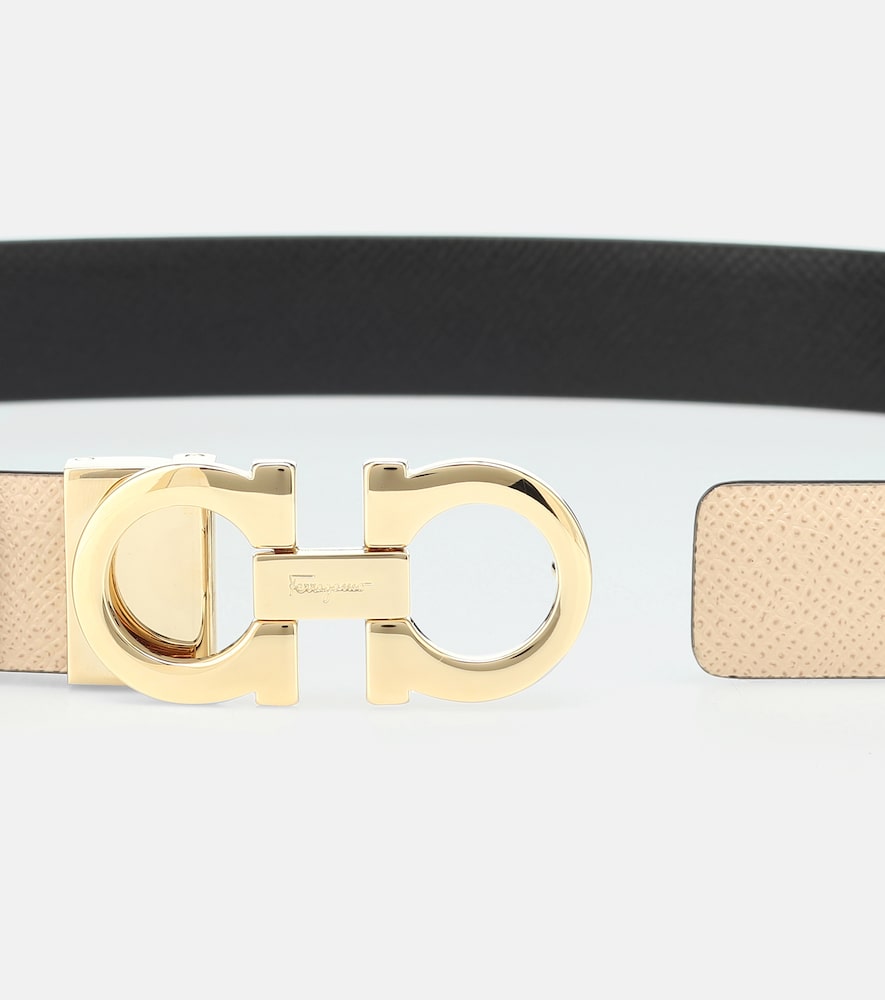 Ferragamo Ferragamo Reversible Gancini Leather Belt 