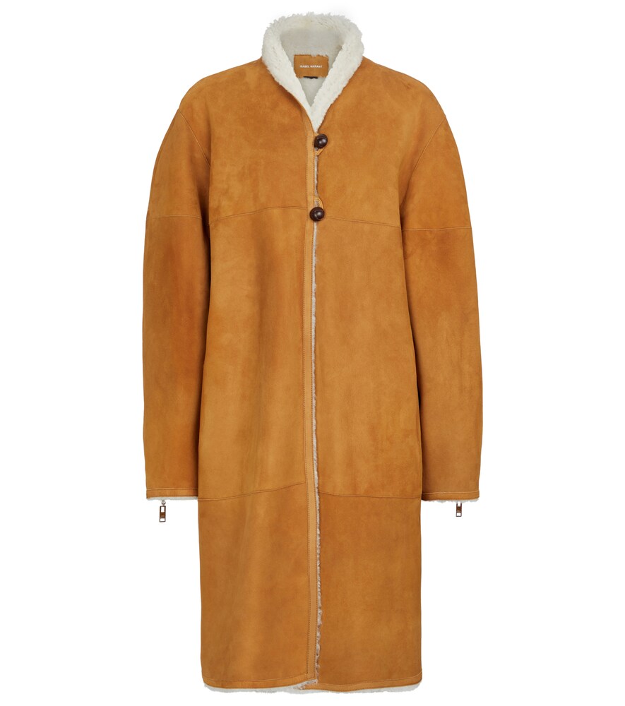 isabel marant shearling coat