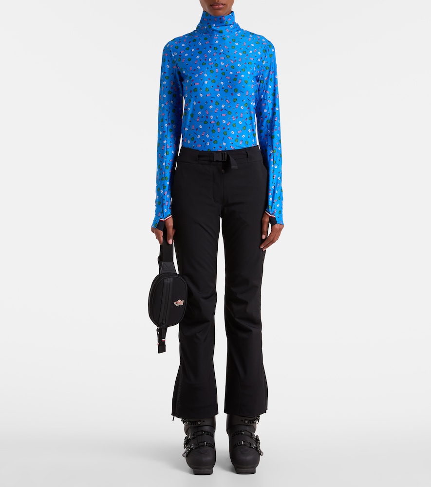 Moncler Genius x Naj-Oleari 3 Moncler Grenoble printed turtleneck ski top
