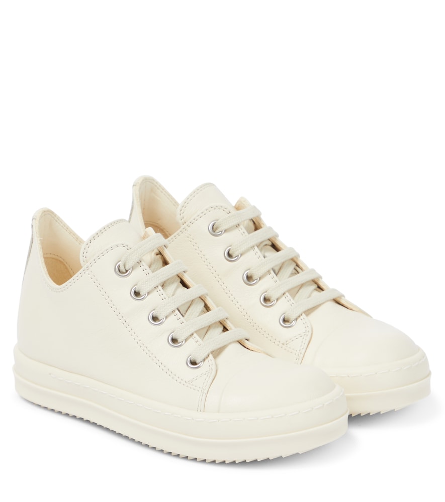 Rick Owens Kids Strobe leather sneakers　Rick Owens キッズ ストロボ レザー スニーカー Rick