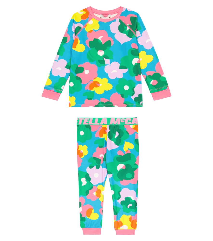Stella McCartney Kids Printed cotton sweatshirt and pants set