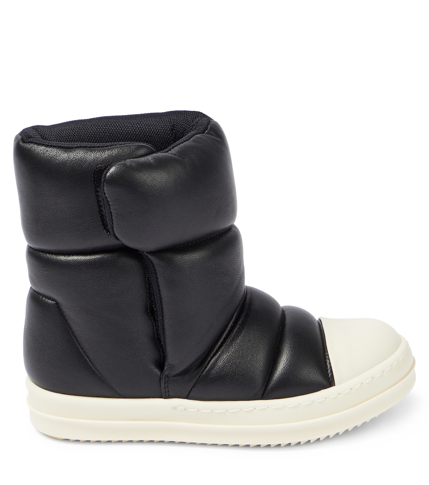  Rick Owens Kids Rick Owens Kids Puffer Leather Boots 