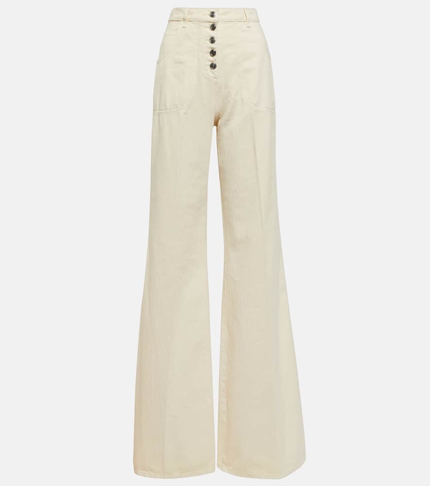 Etro High-rise wide-leg jeans