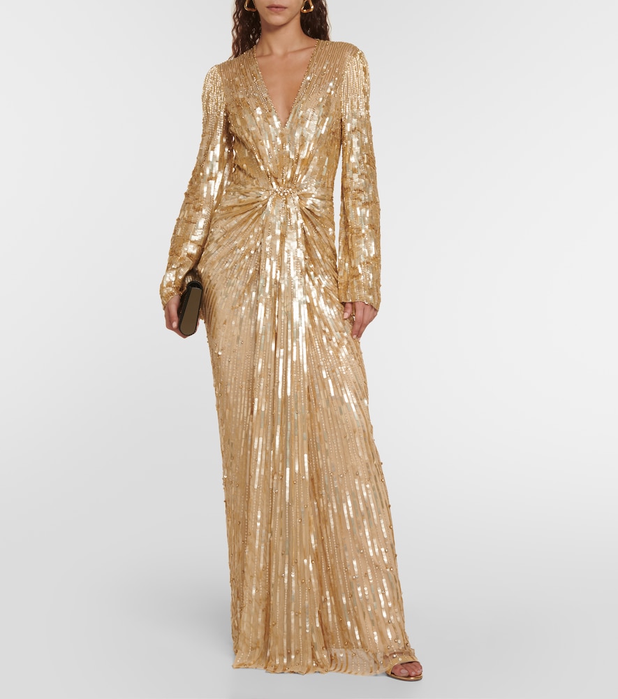Jenny Packham Margot sequined gown