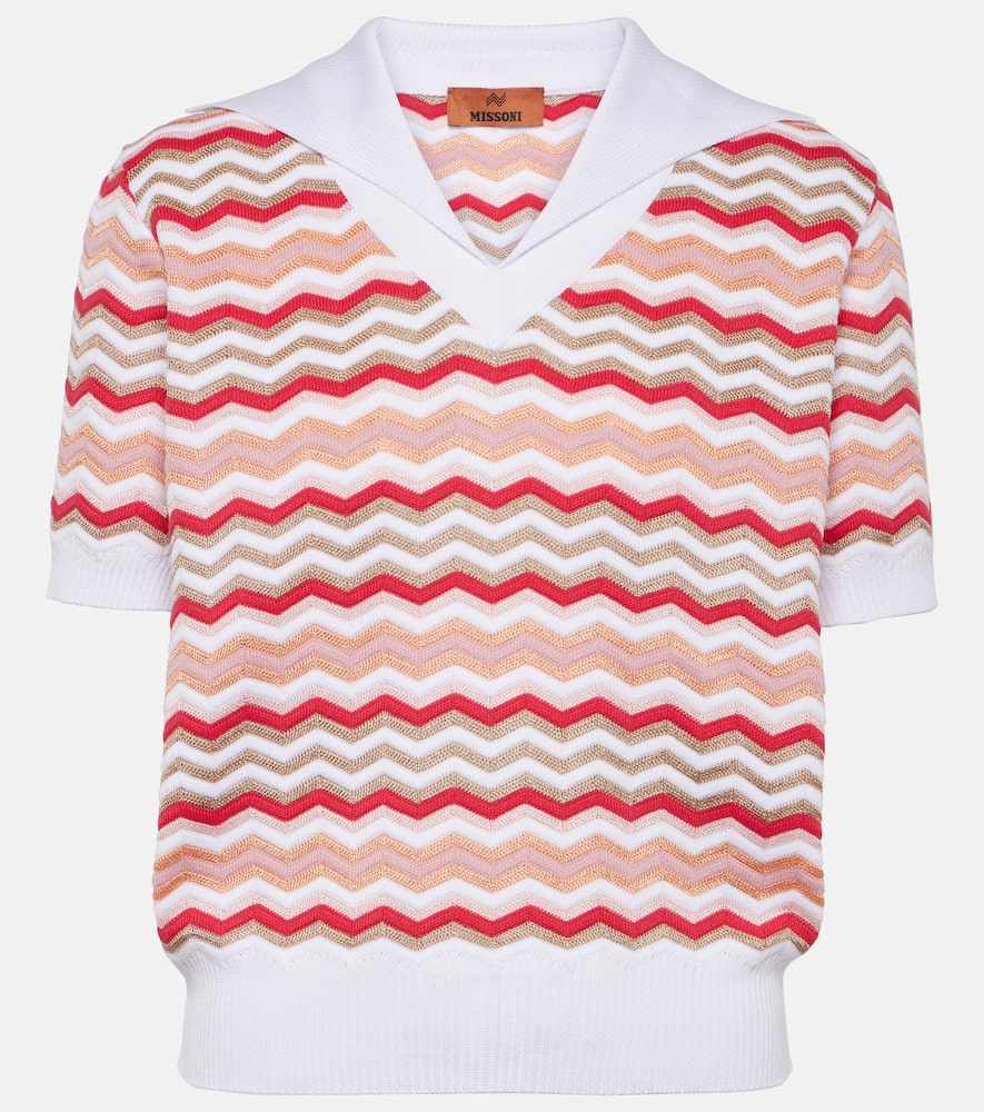 Missoni Zig Zag cotton-blend shirt