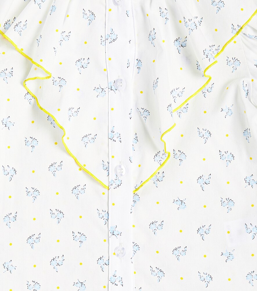  Paade Mode Paade Mode Ruched Floral Cotton Shirt 