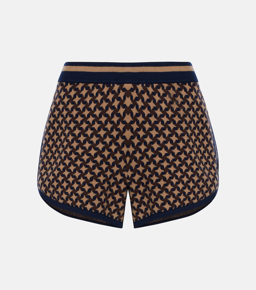 The Upside Interstella Pierre jacquard shorts