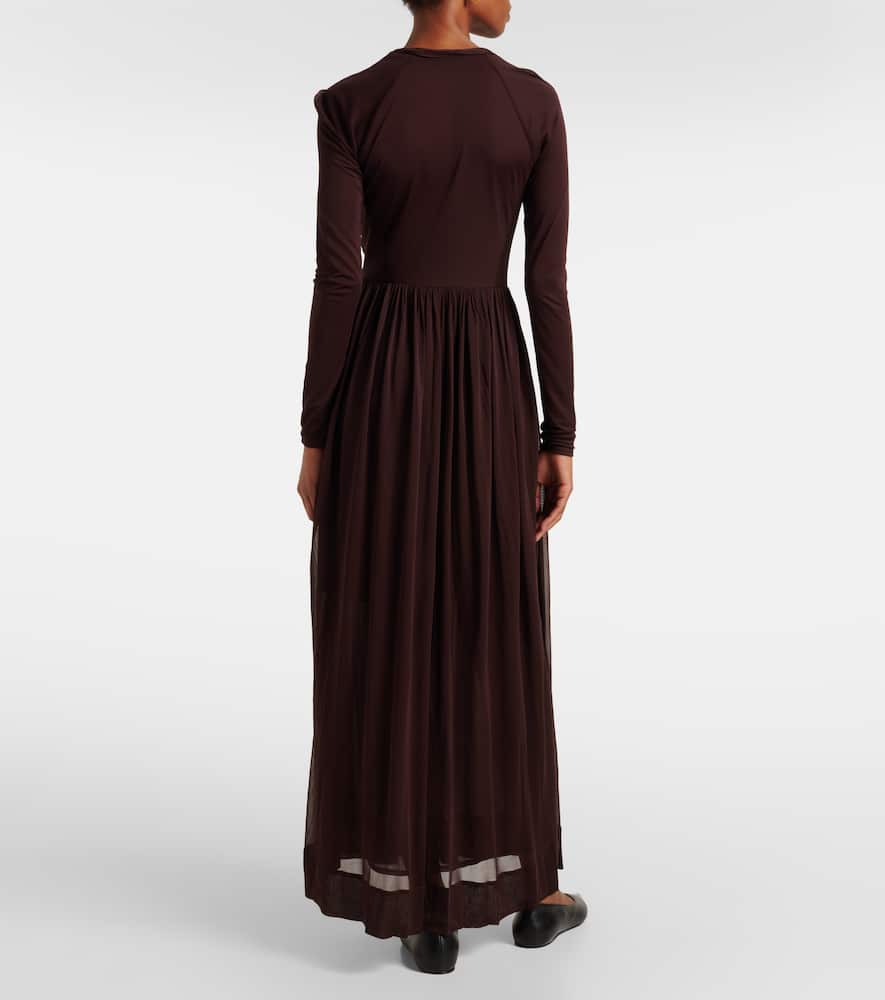 针织裹身连衣裙