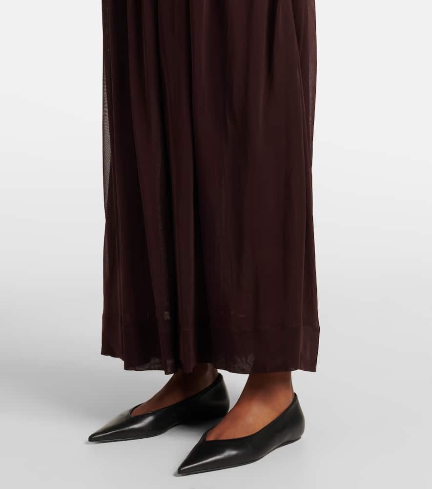 针织裹身连衣裙