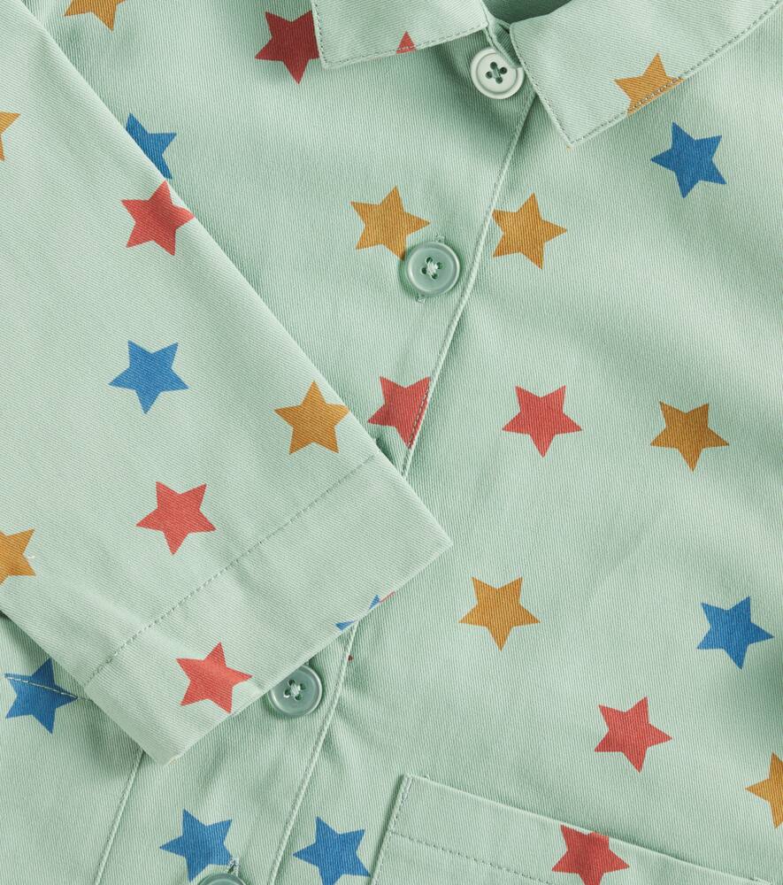 KONGES SLOJD KONGES SLØJD FEN PRINTED COTTON CANVAS JACKET