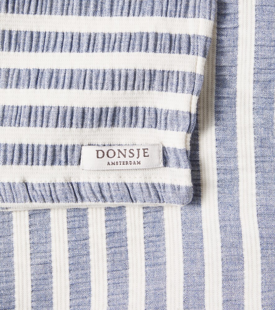  Donsje Donsje Striped Cotton-blend Shorts 