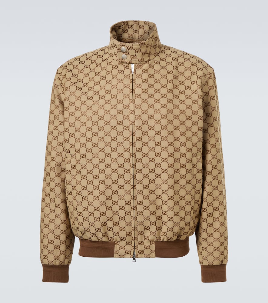 GG Canvas bomber jacket
