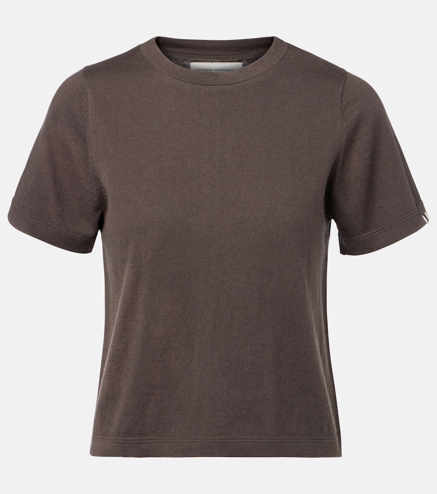 N°267 Tina cotton and cashmere T-shirt