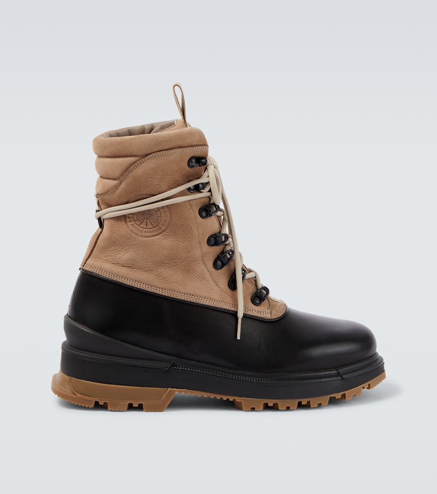  Canada Goose Canada Goose Leo Leather Lace-up Boots 