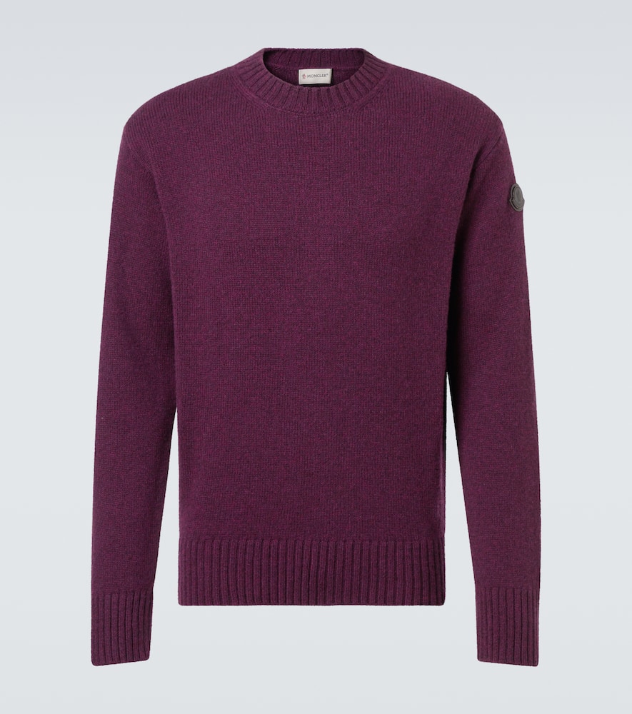 Ribbed-knit wool and cashmere sweater