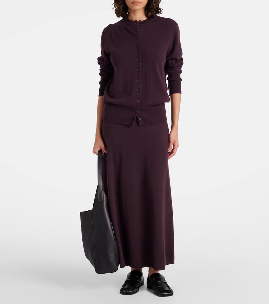 Lisa Yang Cardigan Nellia Aus Kaschmir In Purple