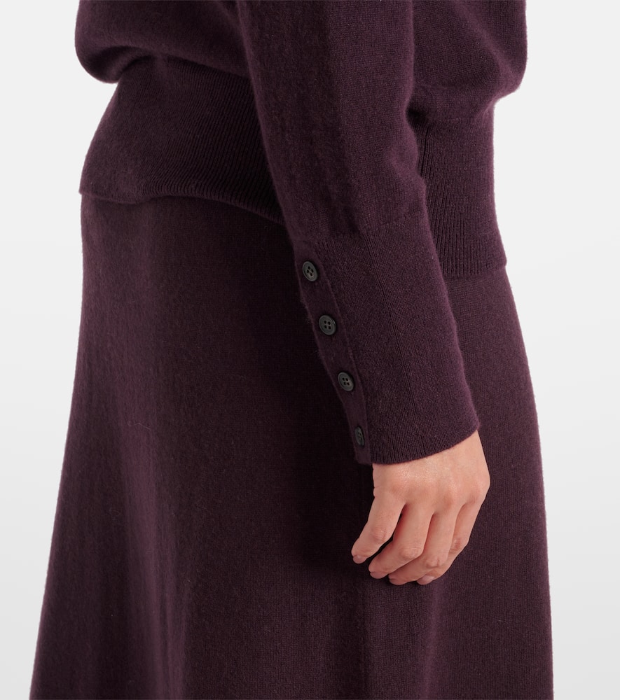 Lisa Yang Cardigan Nellia Aus Kaschmir In Purple