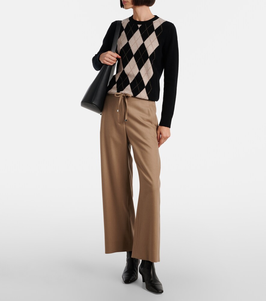 'S Max Mara Wool flannel sweatpants