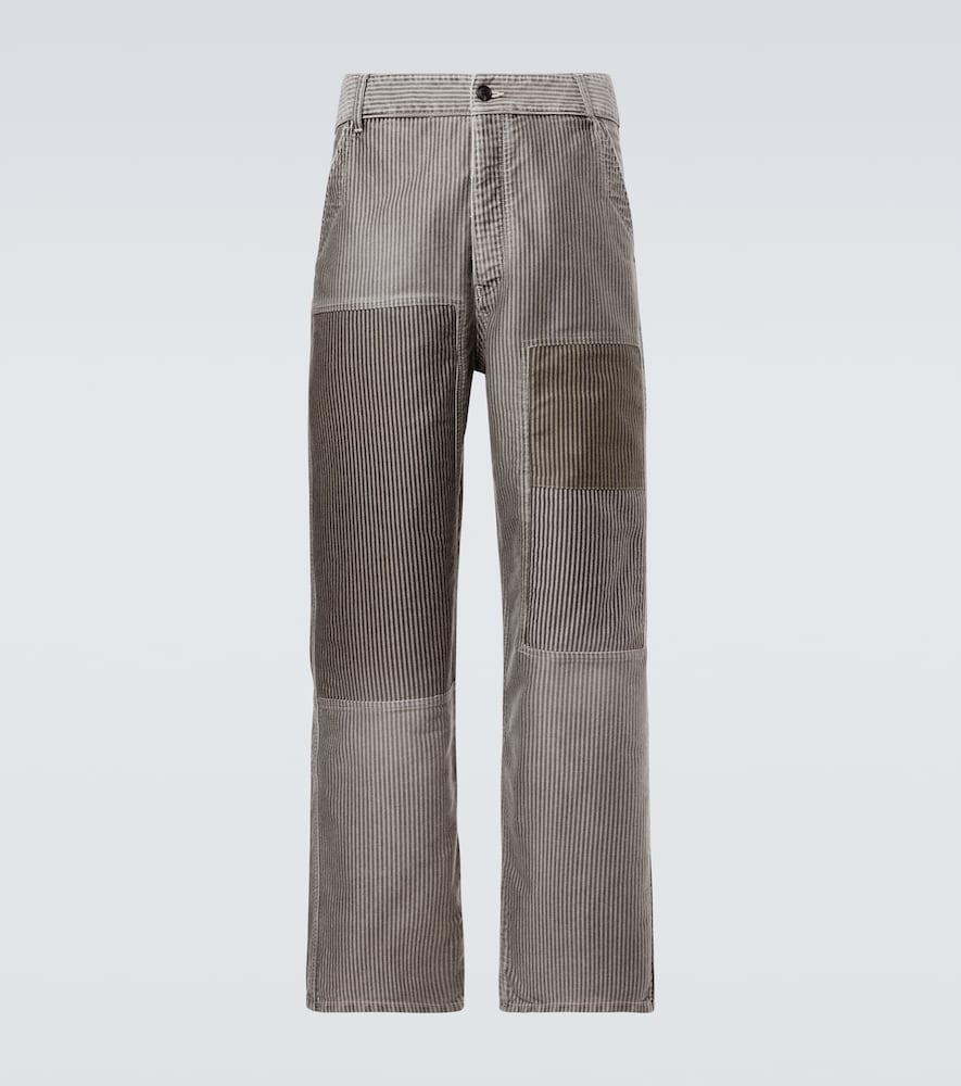 Visvim Pastoral Striped Cotton Wide Leg Pants