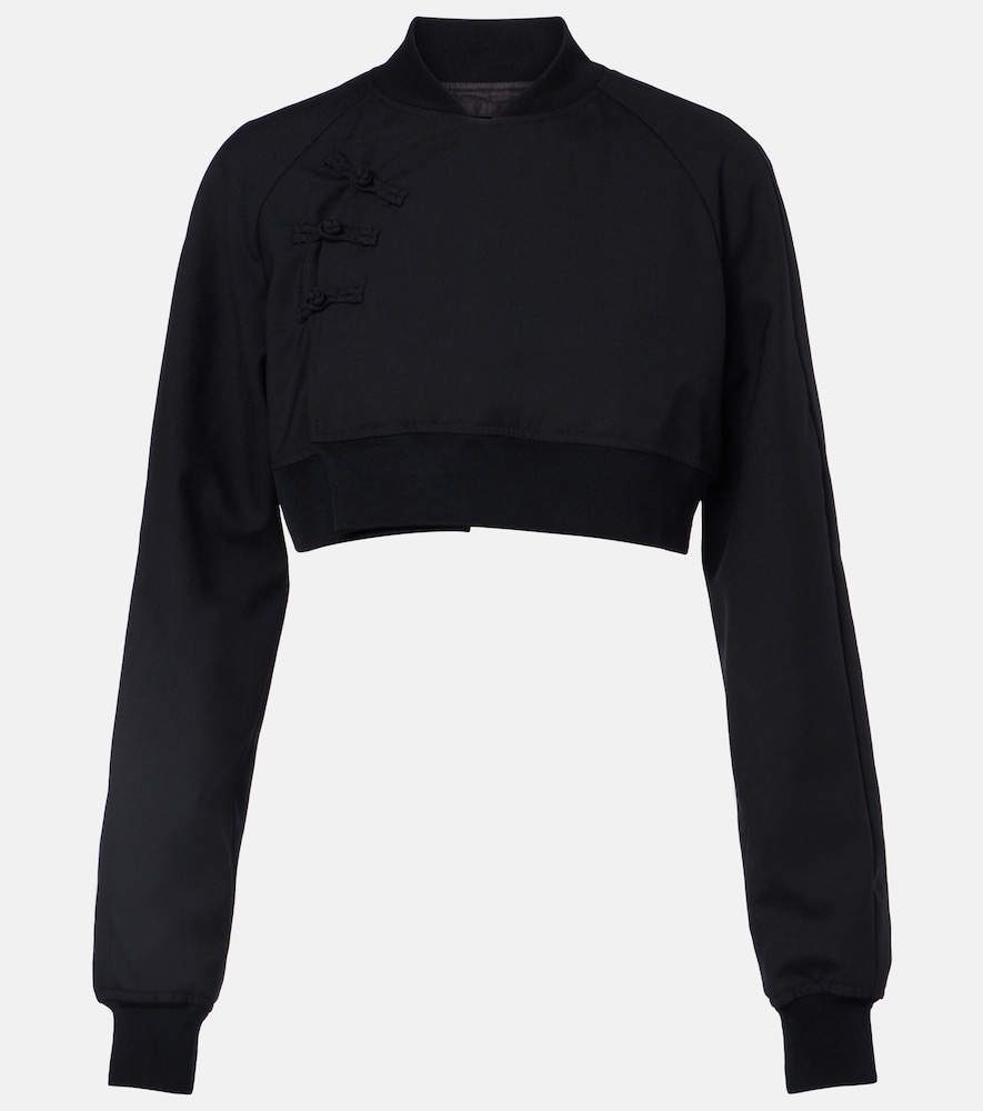 Noir Kei Ninomiya Cropped wool top