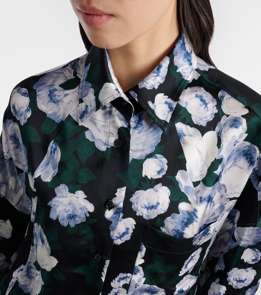  Stella Mccartney Stella Mccartney Floral Satin Blouse 