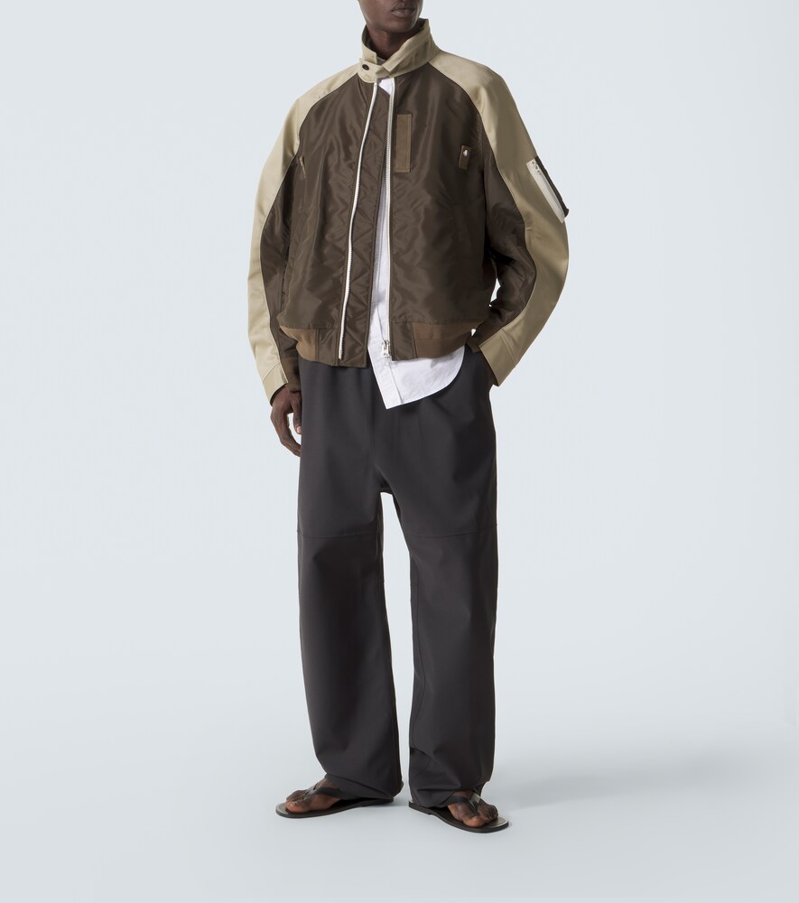  Sacai Sacai Blouson Aus Baumwolle Und Twill 