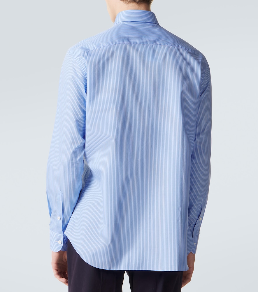  Brioni Brioni Hemd Aus Baumwollpopeline 