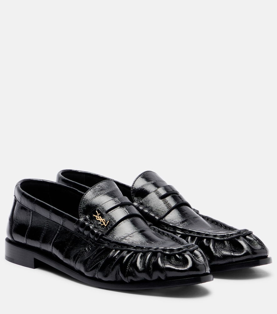 Saint Laurent Leather penny loafers