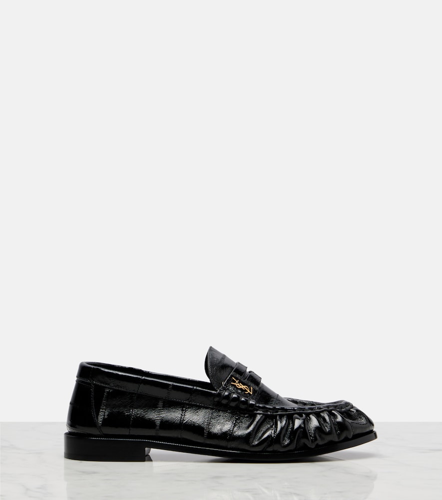  Saint Laurent Saint Laurent Loafers Aus Aalleder 