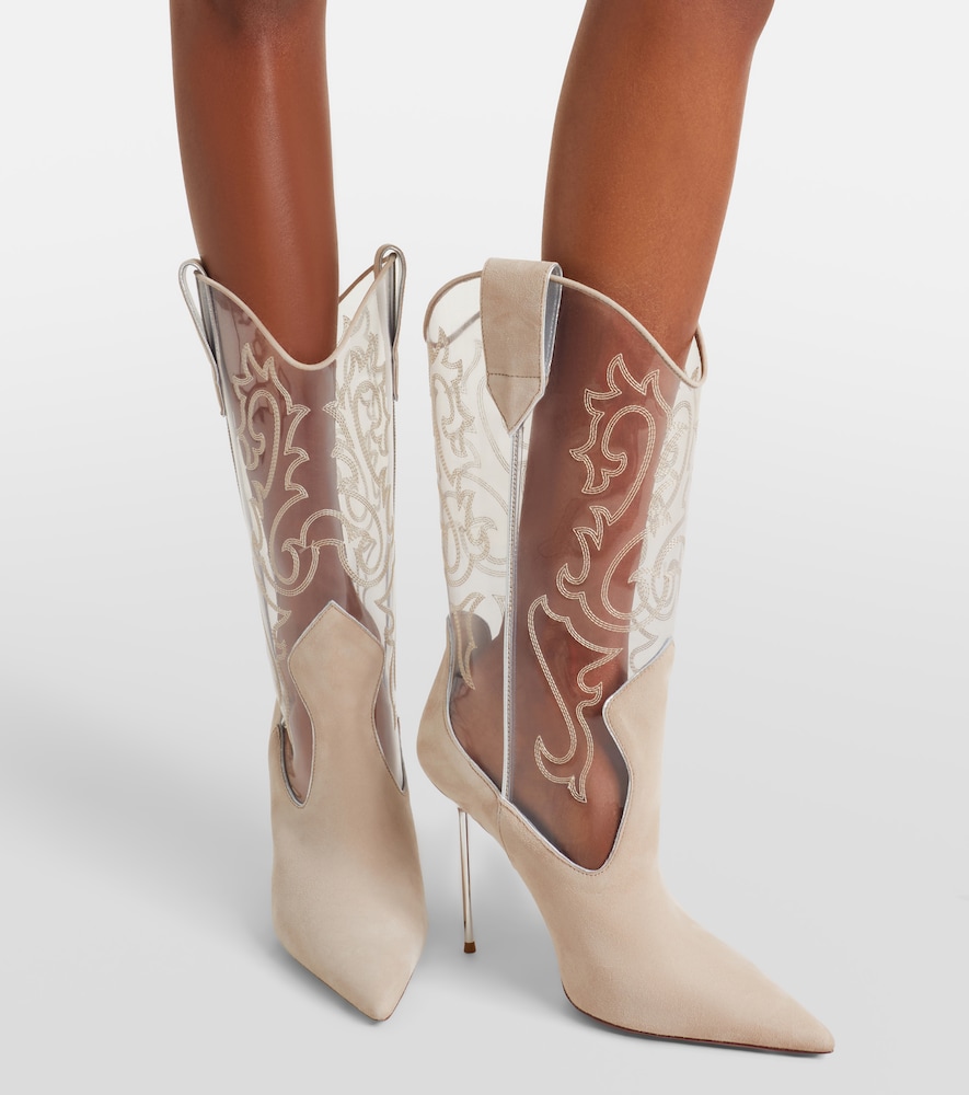 Unique Transparent Boots: Bold See-Through Look