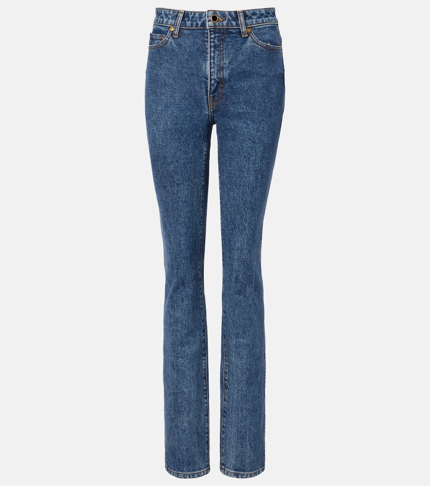 Khaite Daria mid-rise slim jeans