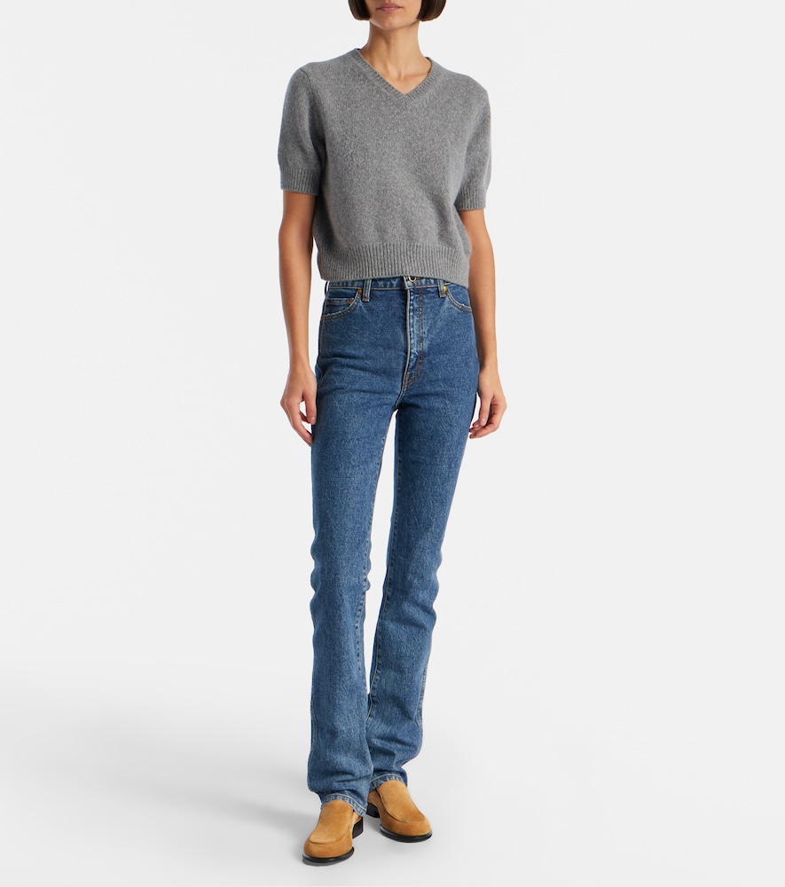 Khaite Daria mid-rise slim jeans