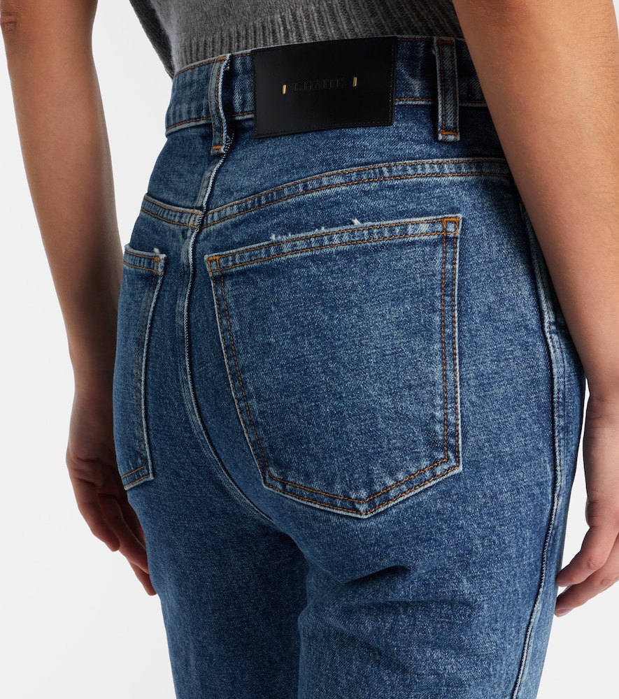  Khaite Khaite Jeans Slim Daria De Tiro Medio 