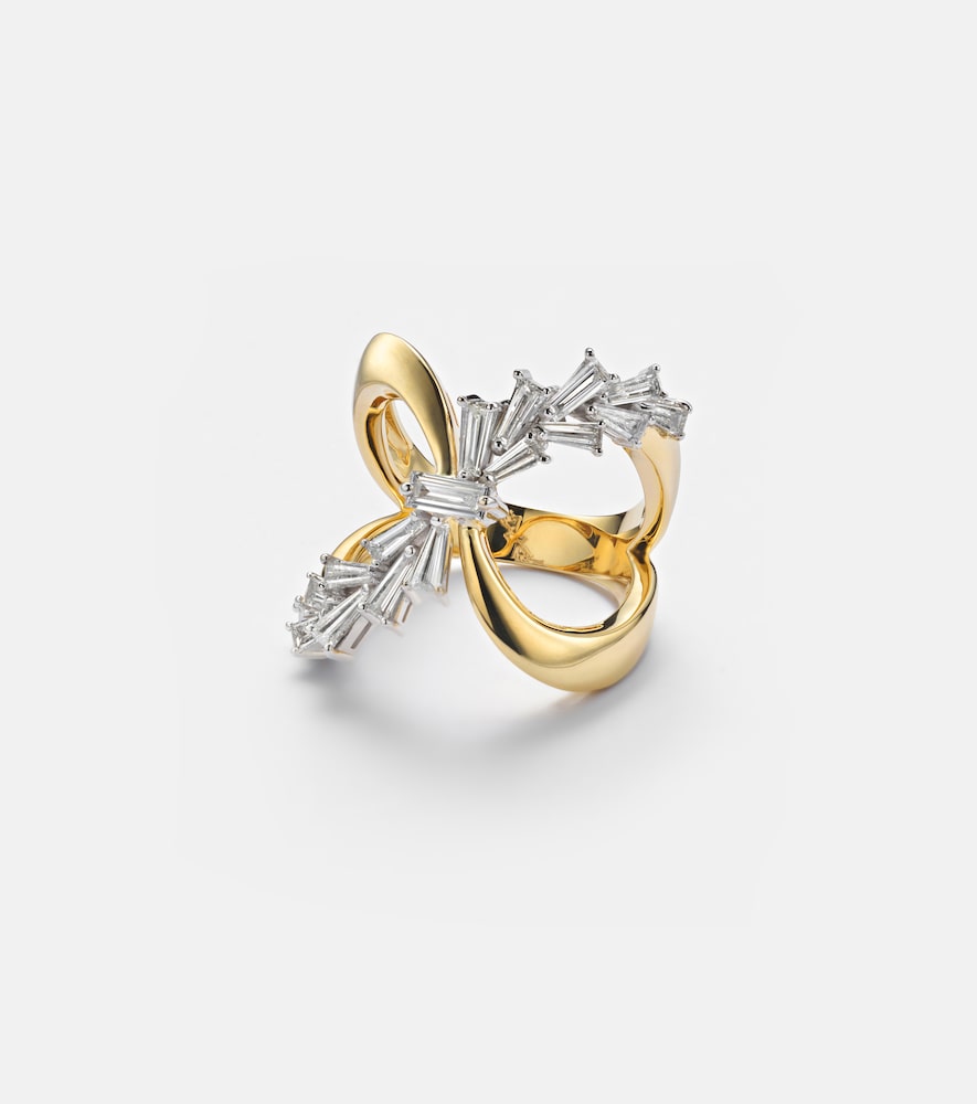 Yeprem 18kt gold ring with diamonds